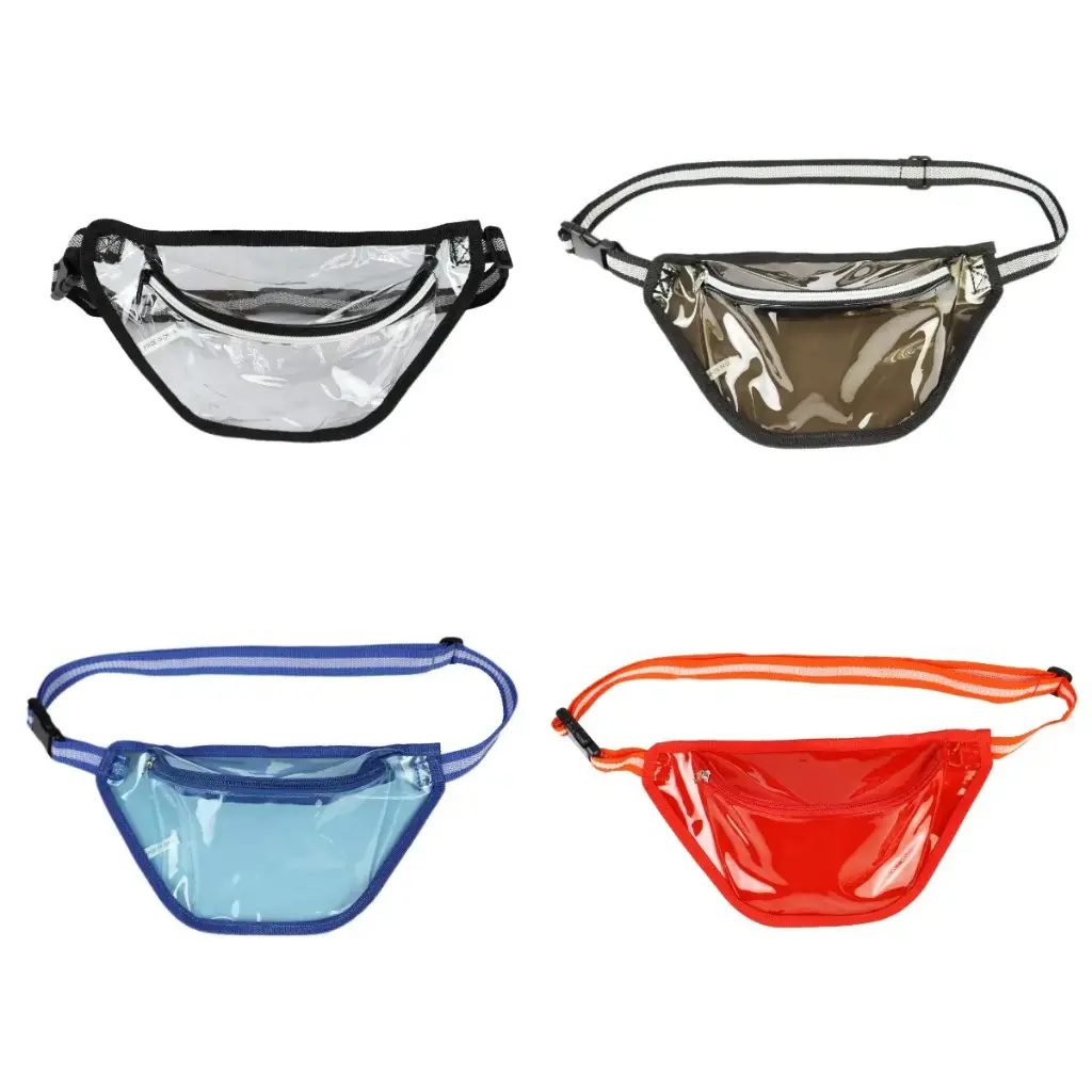 Clear Fanny Zipper Waist Pack