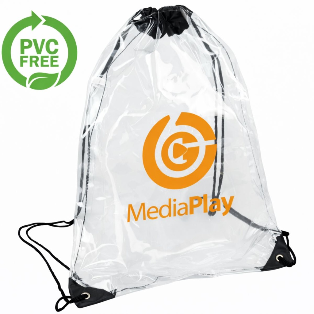 Clear Drawstring Bag