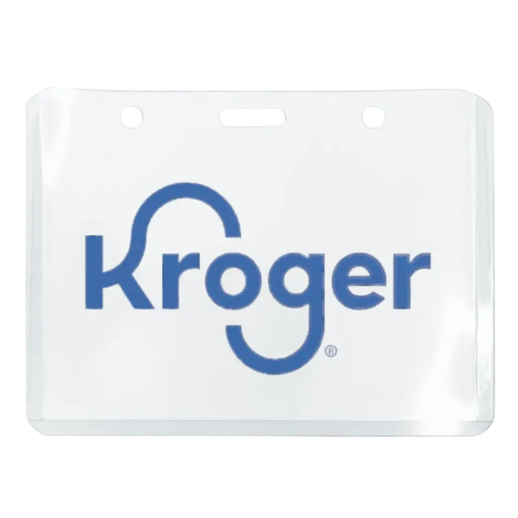 4.3*3.3 Horizontal Vinyl Badge Holder