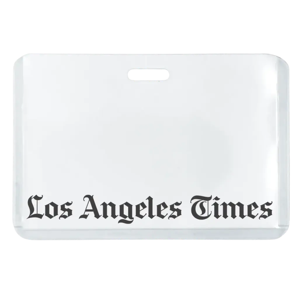 6,2*4,2 Horizontal Vinyl Badge Holder