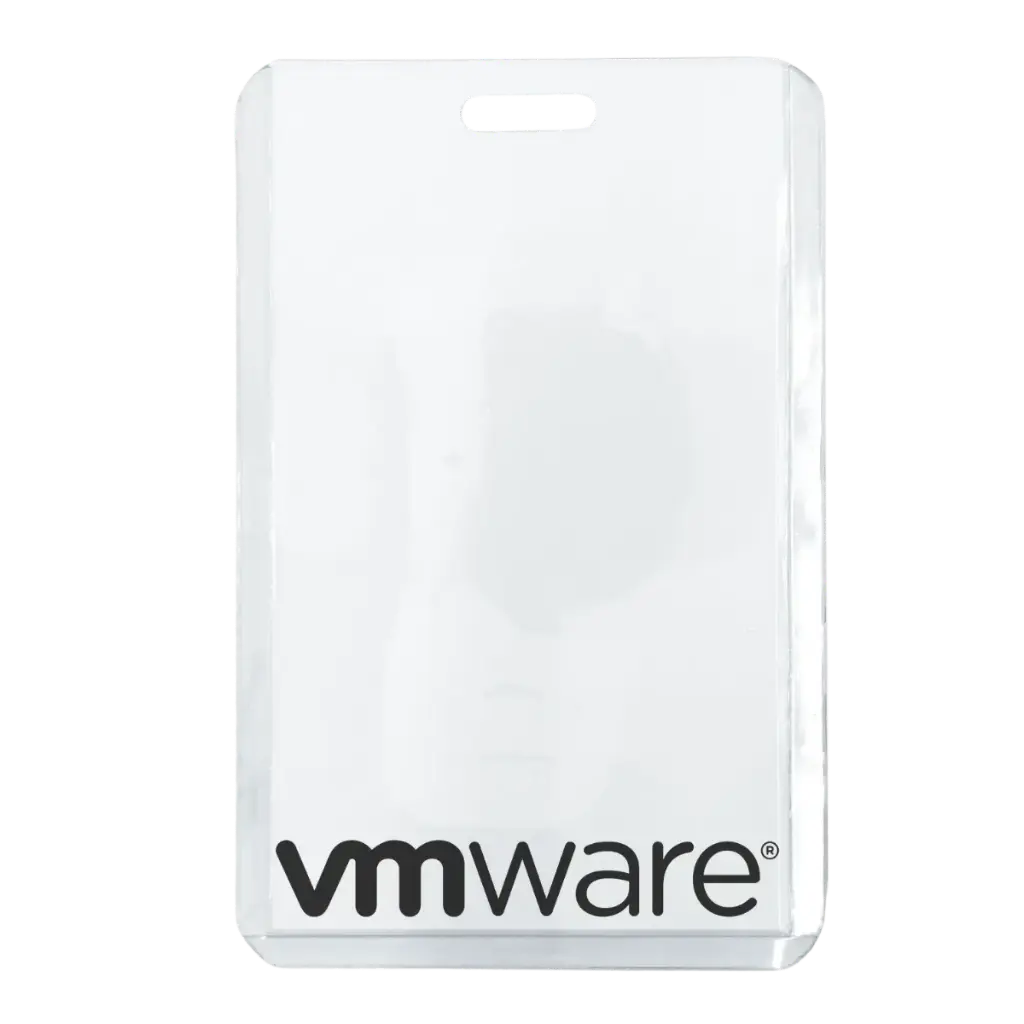 4*2.5 Vertical Vinyl Badge Holder