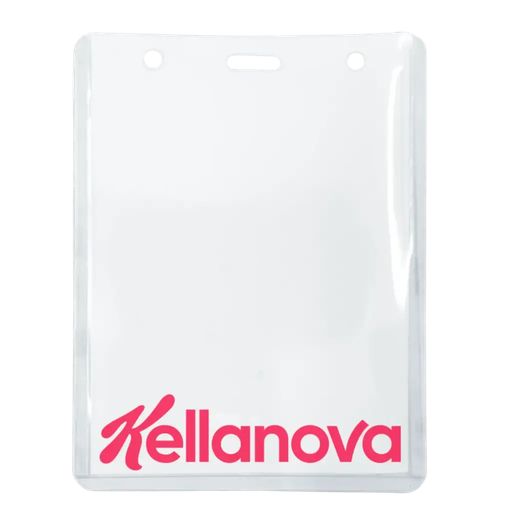 [PL-B3] 5*3.7 Vertical Vinyl Badge Holder