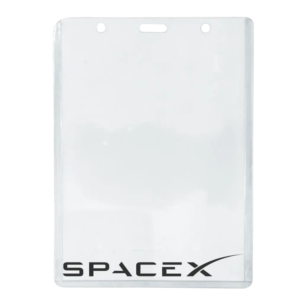 6.2*4.2 Vertical Vinyl Badge Holder