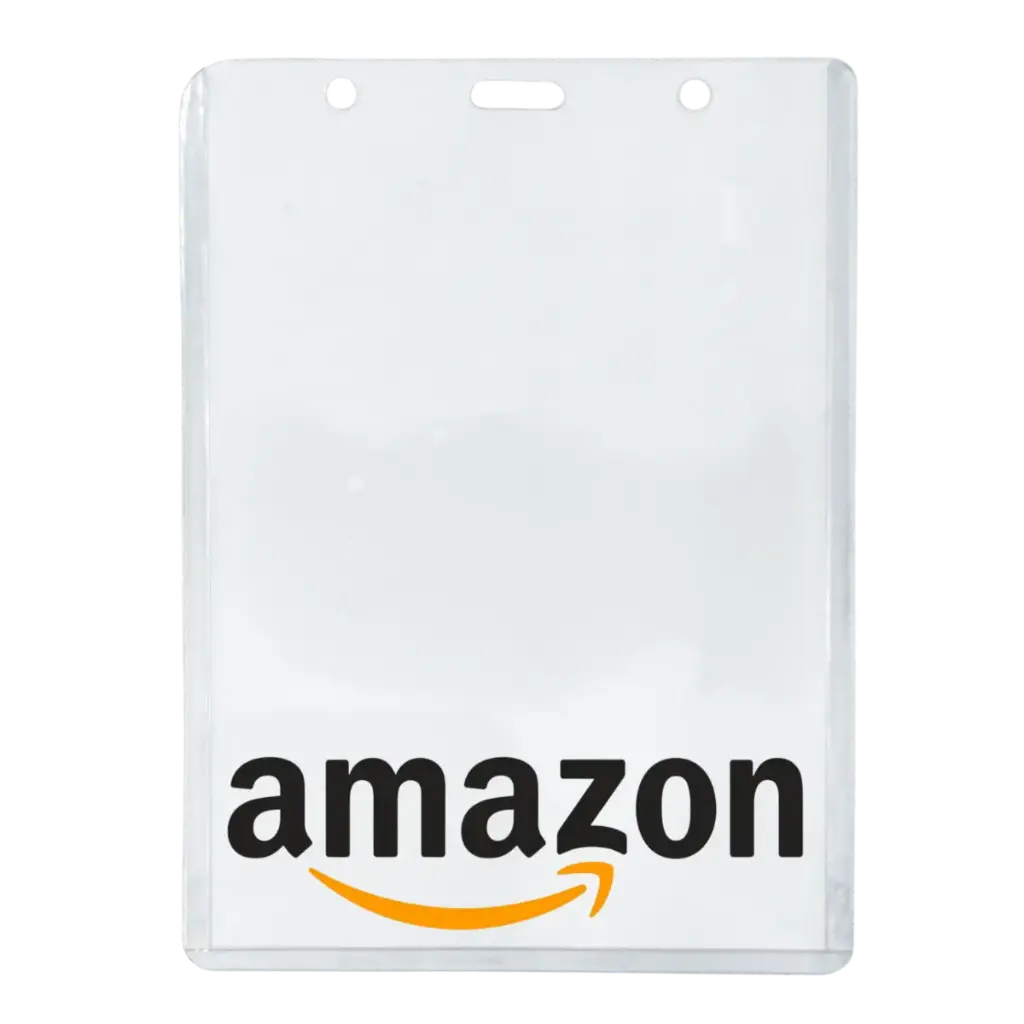 5*3.5 Vertical Vinyl Badge Holder