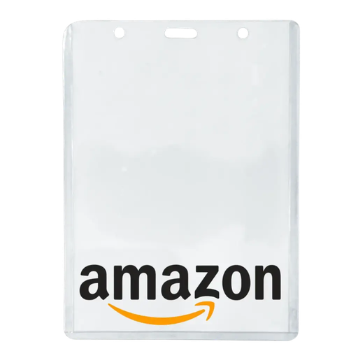 [PL-B7] 5*3.5 Vertical Vinyl Badge Holder