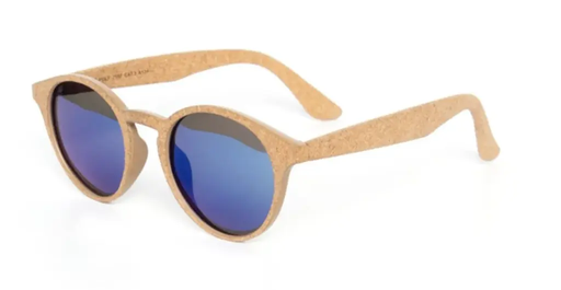 [SB-7072] Round Bamboo Sunglasses - Hand Made