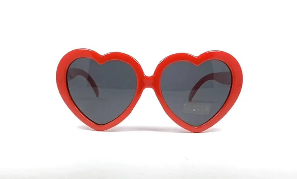 Heart Shaped Sunglasses - Adult Size
