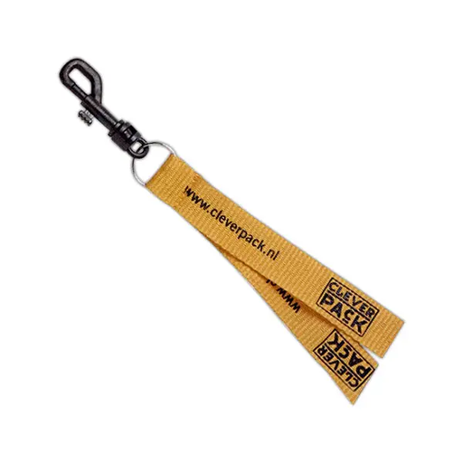 [SH-199] Lanyard w/ Split Ring & Plastic Swivel Press Down Clamp (3/4"x36")