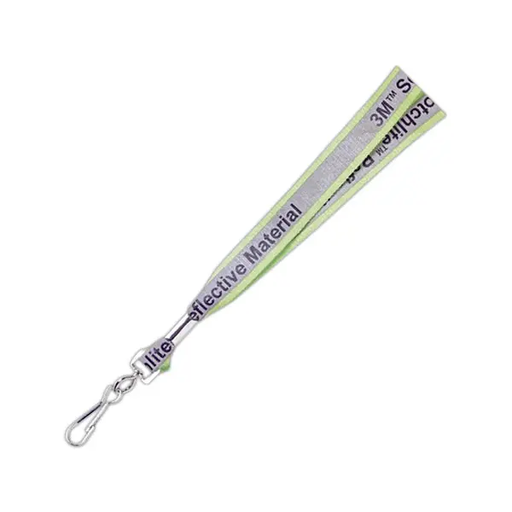 [SH-407] Reflective Safety Lanyard w/ Small J-Hook (3/4" x 36")
