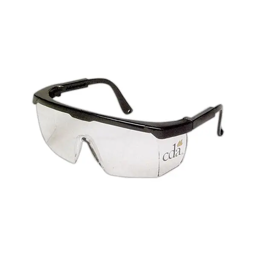 [SP-5400] Safety Protective Glasses Anti-Scratch, No Foam Lining, Wraparound Frame, Half-Frame, Black, Black