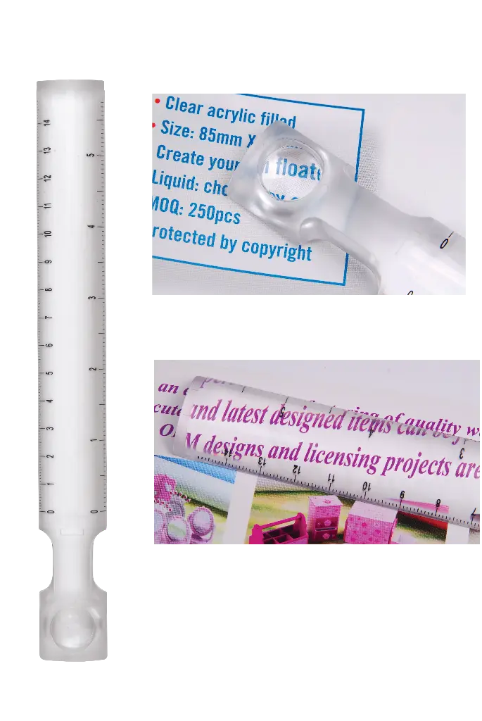 6" RULER W/ MAGNIFIER