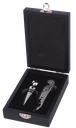 Stainless Steel Wine Opener & Stopper Set in a Wood Case