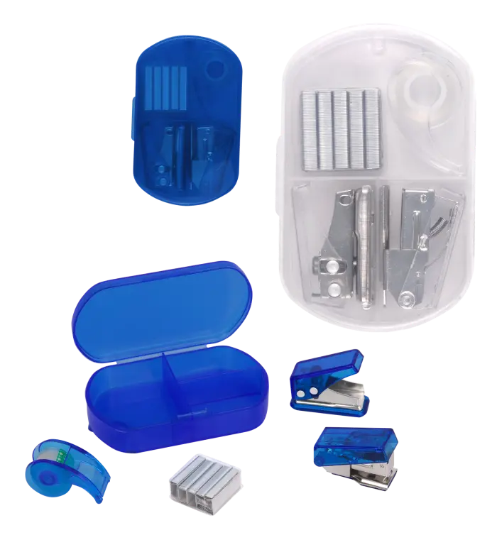 HOLE PUNCH, STAPLER & TAPE CASE SET