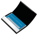 Leatherette Business Card Case with Stainless Steel