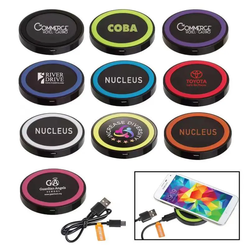 [VPS-1708B] Wireless Charging Pad (Black Body)