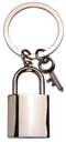 Charm Key & Lock Key Chain