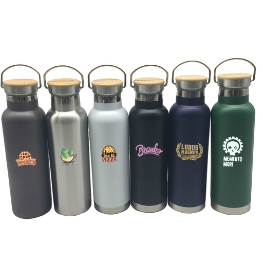 [VPS-201203] 20oz. Double Wall Ss Vacuum Tumbler With Bamboo Lid