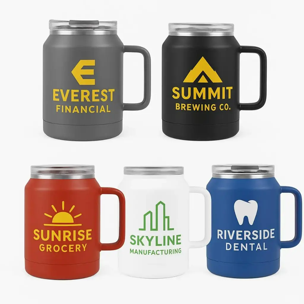 50oz double wall SS vacuum Mug &  Lid with Twist