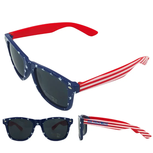 [W-FLAG] American Patriotic Flag Wayfa-Voyager Sunglasses