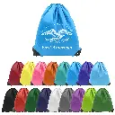 210D Polyester Drawstring Bag - (14in W x 17in H)