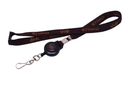 3/4" Woven Lanyard with Retractable Reel