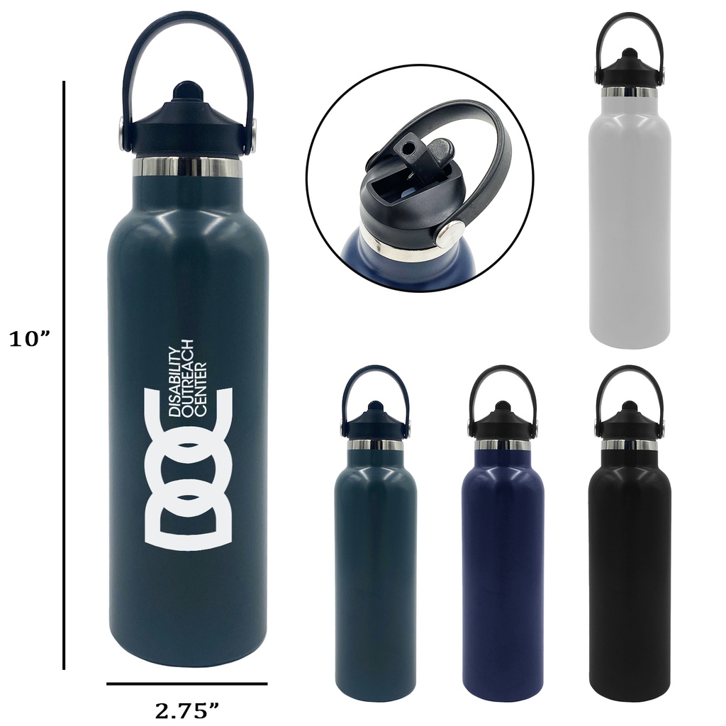 Boreal 20 oz. Vacuum Stainless Steel Water Bottle