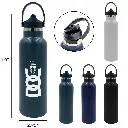 [YA580] Boreal 20 oz. Vacuum Stainless Steel Water Bottle