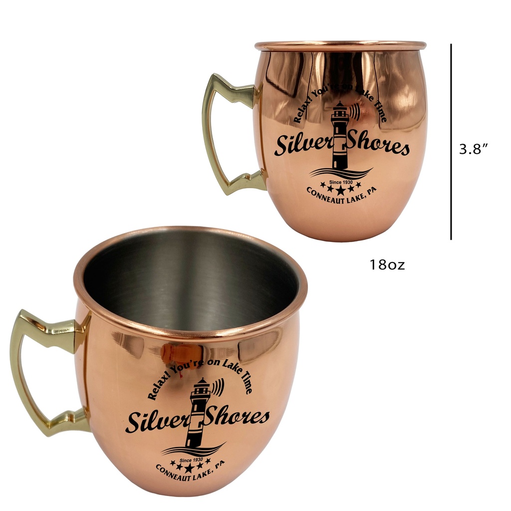 2oz Hammered Mini Moscow Shot Cup