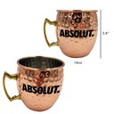 18oz Hammered Copper Moscow Mule