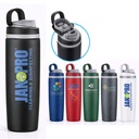 25oz Double Wall Stainless Steel Vacuum Bottle with Carry Handle Lid