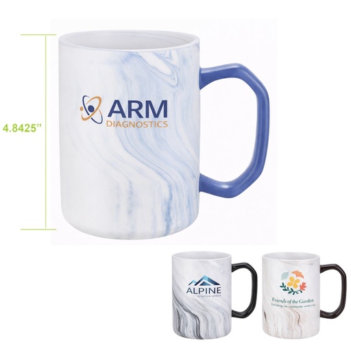 [LS-569] 20oz Marble Design Ceramic Coffee Mug