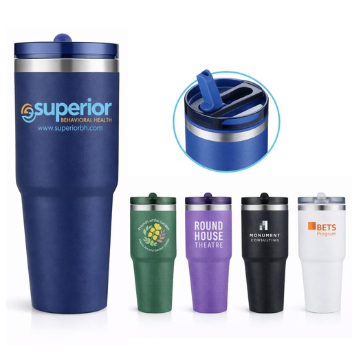 [LS-218AP] 20oz Tumbler with Built-In Straw Lid