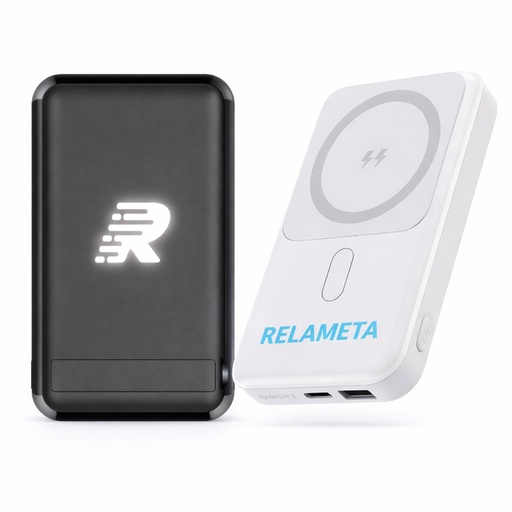 [LS-PB05] 10,000mAh Power Bank with Magnetic Wireless Charging